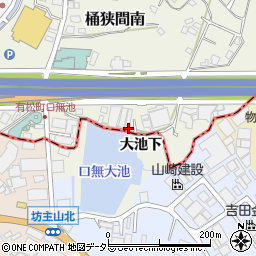 愛知県名古屋市緑区桶狭間南1629周辺の地図