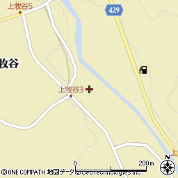 兵庫県宍粟市山崎町上牧谷232周辺の地図