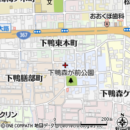 京都府京都市左京区下鴨西高木町21周辺の地図
