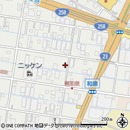 三重県桑名市和泉368周辺の地図