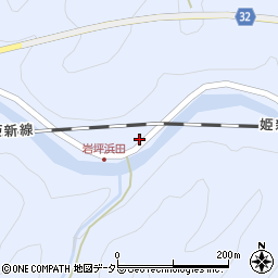 岡山県真庭市月田本122周辺の地図