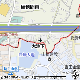 愛知県名古屋市緑区桶狭間南1626周辺の地図