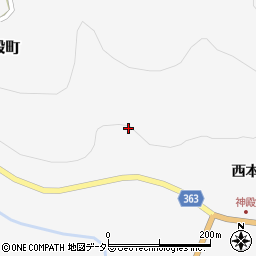 愛知県豊田市神殿町飛沢周辺の地図