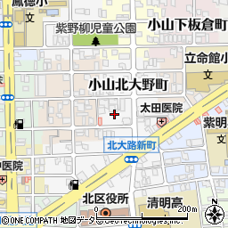 京都府京都市北区小山北大野町9周辺の地図