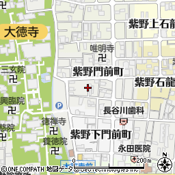 京都府京都市北区紫野門前町周辺の地図