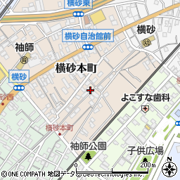 静岡県静岡市清水区横砂本町周辺の地図