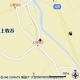 兵庫県宍粟市山崎町上牧谷233周辺の地図