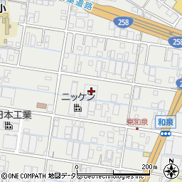 三重県桑名市和泉352-1周辺の地図