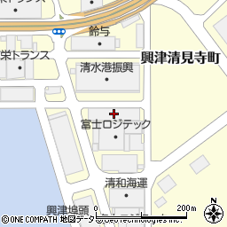 清水運送株式会社倉庫部　興津３１号倉庫周辺の地図