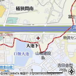 愛知県名古屋市緑区桶狭間南1617周辺の地図