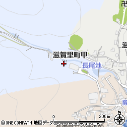 滋賀県大津市滋賀里町甲周辺の地図