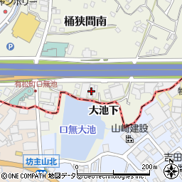 愛知県名古屋市緑区桶狭間南1610周辺の地図