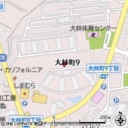 トヨタ大林社宅周辺の地図