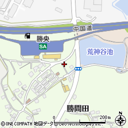 岡山県勝田郡勝央町勝間田386-2周辺の地図