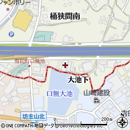 愛知県名古屋市緑区桶狭間南1607周辺の地図