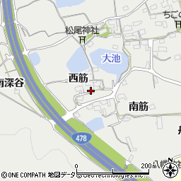 京都府亀岡市千代川町湯井西筋27周辺の地図