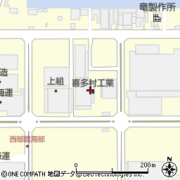 喜多村工業株式会社西部物流センター周辺の地図