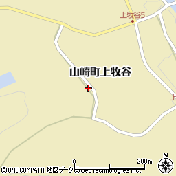 兵庫県宍粟市山崎町上牧谷413周辺の地図