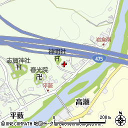 岩倉南公民館周辺の地図