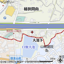 愛知県名古屋市緑区桶狭間南1608周辺の地図