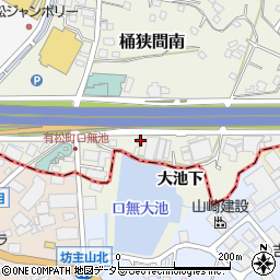 愛知県名古屋市緑区桶狭間南1605周辺の地図