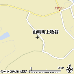 兵庫県宍粟市山崎町上牧谷510周辺の地図