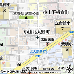 京都府京都市北区小山北大野町18周辺の地図