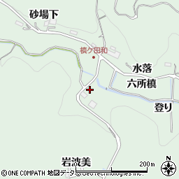 愛知県豊田市花沢町岩波美周辺の地図
