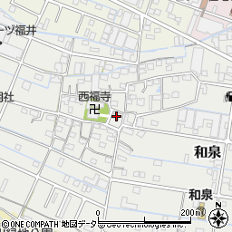 三重県桑名市和泉84周辺の地図