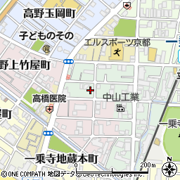 京都府京都市左京区一乗寺払殿町周辺の地図