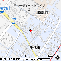 千代町自治会館周辺の地図