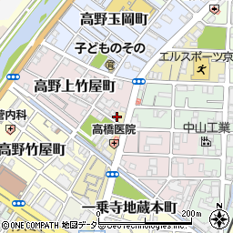 京都府京都市左京区高野上竹屋町18-3周辺の地図