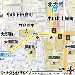 京都府京都市北区小山東大野町81-3周辺の地図