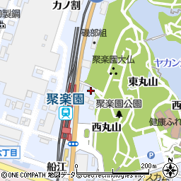 愛知県東海市荒尾町西丸山周辺の地図