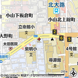 京都府京都市北区小山東大野町81-1周辺の地図