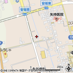 兵庫県多可郡多可町中区安坂125周辺の地図