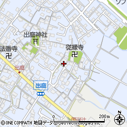 滋賀県栗東市出庭168周辺の地図