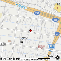三重県桑名市和泉361周辺の地図