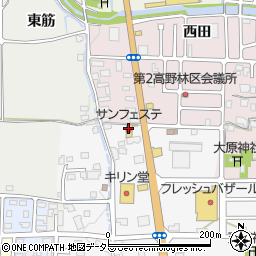 株式会社サンフェステ　千代川店周辺の地図
