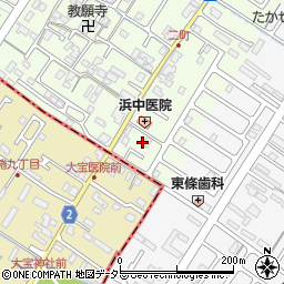 滋賀県守山市二町町45-9周辺の地図