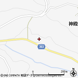 愛知県豊田市神殿町中切周辺の地図