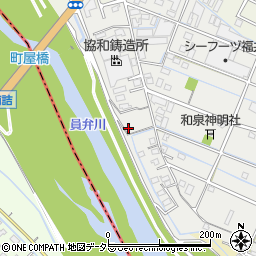 三重県桑名市和泉1350-9周辺の地図