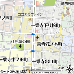 ファミリーマート京都一乗寺店周辺の地図