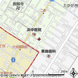 滋賀県守山市二町町30-39周辺の地図