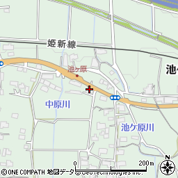 岡山県津山市池ケ原88周辺の地図