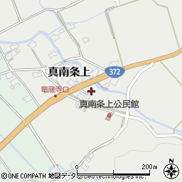 兵庫県丹波篠山市真南条上周辺の地図
