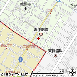 滋賀県守山市二町町45-8周辺の地図