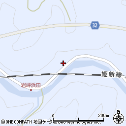 岡山県真庭市月田本115周辺の地図