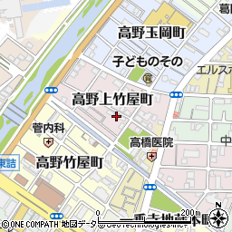 京都府京都市左京区高野上竹屋町4周辺の地図