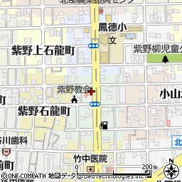京都府京都市北区紫野下鳥田町周辺の地図